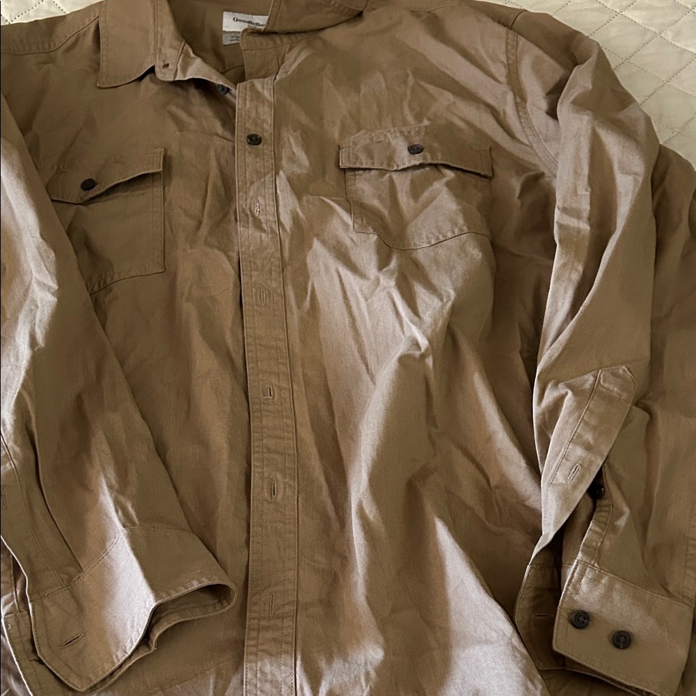Goodfellow & Co Men's Brown Shirt Jacket